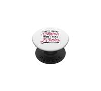 Primero tomo el café y Luego Leo los Libros PopSockets PopGrip Adhesivo