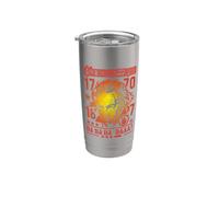 Primeros compases del quinto de Beethoven Vaso térmico de acero inoxidable de doble pared