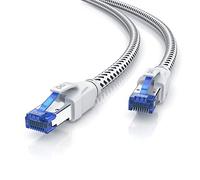 Primewire - 7,5m - Cable de red crudo CAT 8.1 - Gigabit Ethernet LAN 40000 Mbits - Revestido de tela - Conector RJ 45 - S FTP blindaje Pimf - Switch Router Modem Access Point