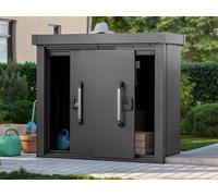 PRIMEYARD 135 x 55 cm Armario exterior S, antracita - (GFPV00922)