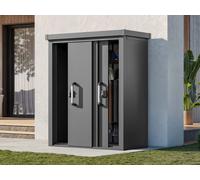 PRIMEYARD 150 x 78 cm Armario exterior L, antracita - (GFPV00924)