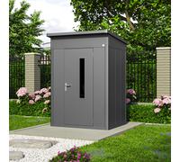 PRIMEYARD 158 x 122 cm Caseta de jardín, antracita - (GFPV00949)