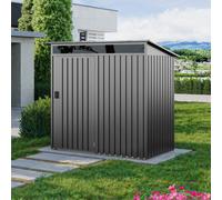 PRIMEYARD 180 x 100 cm Caseta de jardín, gris perla - (GFPV01007)
