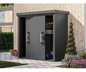 PRIMEYARD 180 x 78 cm Armario exterior L, antracita - (GFPV00926)