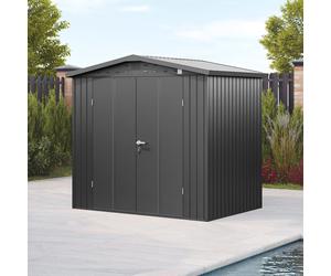 PRIMEYARD 210 x 150 cm Caseta de jardín, antracita - (GFPV00978)