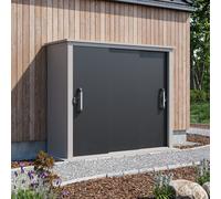 PRIMEYARD 210 x 78 cm Armario exterior XL, aluminio blanco - (GFPV01163)