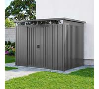 PRIMEYARD 220 x 160 cm Caseta de jardín, gris perla - (GFPV01009)
