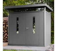 PRIMEYARD 228 x 180 cm Caseta de jardín, antracita - (GFPV00903)