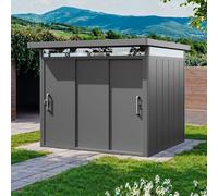 PRIMEYARD 263 x 228 cm Caseta de jardín, antracita - (GFPV01003)