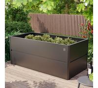 PRIMEYARD Design 200 x 100 x 77 cm Huerto urbano, acero, antracita metalizado - (GFPV00771)