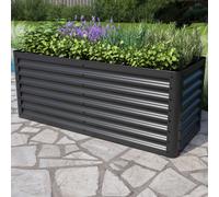 PRIMEYARD Eco 150 x 60 x 60 cm Huerto urbano, acero, antracita - (GFPV00809)