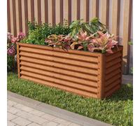 PRIMEYARD Eco 150 x 60 x 60 cm Huerto urbano, acero corten, aspecto óxido - (GFPV00965)