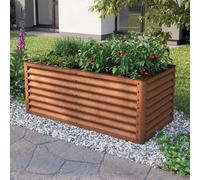 PRIMEYARD Eco 150 x 75 x 60 cm Huerto urbano, acero corten, aspecto óxido - (GFPV00967)
