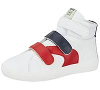 Primigi B&g For Change, Zapatillas de Deporte Hombre, Blanco Rojo Y Azul, 37 EU Estrecho
