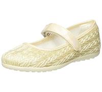 Primigi Ballerina Bambina, Mary Jane Mujer, Marfil (Bianco-Platino 5438011), 37 EU