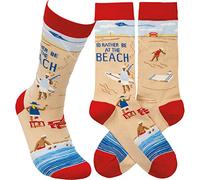 Primitives by Kathy 113096 I 'd Rather Be at the Beach Socks, Muticolor
