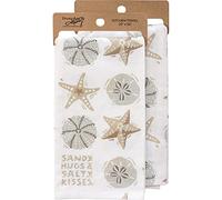 Primitives by Kathy 113744 - Toalla de Cocina Sandy Hugs Salty Kisses, algodón