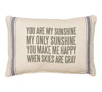 Primitives by Kathy 18293 - Almohada a Rayas, You Are My Sunshine, 15.5" x 10"