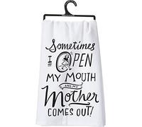 Primitives by Kathy 26949 LOL - Paño de Cocina de algodón, Color Blanco