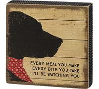 Primitives by Kathy Letrero de decoración del hogar con texto en inglés "Every Meal You Make Every Bite You Take I 'll Be Watching You"