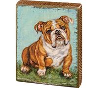 Primitives by Kathy Señal de Bloque - 110664 Bulldog, 4 x 5 x 1"