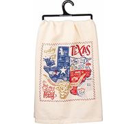 Primitives by Kathy Toalla de cocina, algodón, Texas, 28 x 28 pulgadas