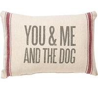 Primitives by Kathy You & Me and The Dog Throw Pillow Multi 38,1 x 25,4 cm