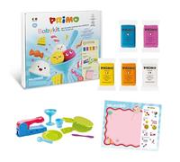 PRIMO Babykit - Pasta da Modellare in Set da 5 Panetti di Pasta Modellabile Easydò Made in Italy, Giochi Bambini 3 Anni per Stimolare la Creatività - Kit Cartoleria e Lavoretti Creativi per Bambini