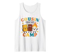Primo Camp Grupo Abrazo Familia Reunión Camping Viaje Camiseta sin Mangas