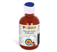 PRIMO - Colores Permanentes para Telas en Botella de 300 ml, Colores Acrílicos Vivos y Cubrientes para Niños +4 Años y Adultos, Pintura para Telas Ideal para Camisetas, Bolsas, Jeans, Zapatos y Más