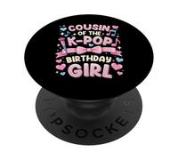 Primo De La Fiesta De Cumpleaños Traje Anime K Pop Girl Cousin PopSockets PopGrip Adhesivo