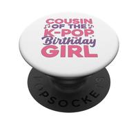 Primo De La Fiesta De Cumpleaños Traje Anime K Pop Girl Cousin PopSockets PopGrip Adhesivo