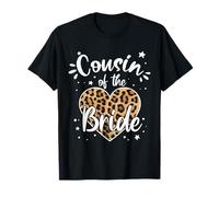 Primo de la Novia I Loved Her First Cute Leopard Heart Camiseta
