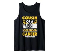 Primo De Un Guerrero Concientización sobre El Cáncer Infantil Camiseta sin Mangas