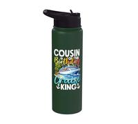 Primo del Cumpleaños Cruise King Celebración de Vacaciones Stainless Steel Insulated Water Bottle
