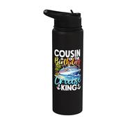 Primo del Cumpleaños Cruise King Celebración de Vacaciones Stainless Steel Insulated Water Bottle