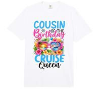 Primo del cumpleaños Cruise Queen Birthday Girl Party Comfort Colors Adult Heavyweight T-Shirt