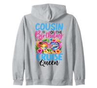 Primo del cumpleaños Cruise Queen Birthday Girl Party Sudadera con Capucha