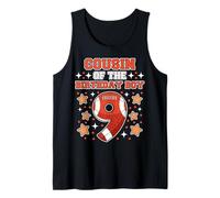 Primo del Cumpleaños Niño 9 Fútbol Deportes Cool Novena Fiesta Camiseta sin Mangas