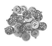 Primo DIY DIY Zodiac Sharm Juego para joyas que hacen 24 cuentas de plata