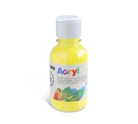 PRIMO Hobby & Professional - Pinturas Acrílicas Pintar, 6 Colores +14 Años x125ml Permanentes Opacos Cubrientes, Pintura Acrílica Material Escolar y Papelería Manualidades Vuelta al Cole Made in Italy