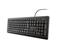 TRUST Primo Teclado USB QWERTY Inglã‰S DE EE. UU. Negro