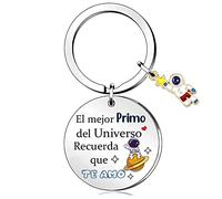 Primo Llaveros Navidad Apreciar Regalo Cumpleaños Astronauta Etiqueta Universidad Graduación Amor Inspirador Para Siempre Recordatorio Llavero Recuerdos Navidad Regalos Lindos Mejor Primo Del Universo