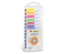 Morocolor PRIMO, témpera para pintar 8 colores metálicos 4 colores fluorescentes, témpera lavable para niños colores de temple en tubo de aluminio de 12 ml, c pigmentación alta, Hecho en Italia