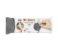 PRIMO - Pasta modelable dermatológicamente probada, 1000 g, inodora y vegana, arcilla de modelar suave y natural - Juegos para niños de 3 años de trabajo creativo, seca al aire, no cocción