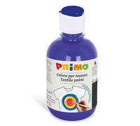 PRIMO - Colores Permanentes para Telas en Botella de 300 ml, Colores Acrílicos Vivos y Cubrientes para Niños +4 Años y Adultos, Pintura para Telas Ideal para Camisetas, Bolsos, Jeans, Zapatos y Más