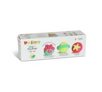 PRIMO - Plastilina Niños +3Años Dermatológicamente Probada, 3 Colores Envase 100gr 95%Origen Vegetal, Arcilla Secado al Aire Polimérica para Modelar, Pasta Modelable para Manualidades Suave y Elástica