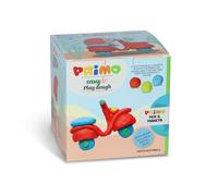 PRIMO - Plastilina Niños +4 Años Dermatológicamente Probada, 3 Colores Envase 60gr 95%Origen Vegetal, Arcilla Secado al Aire Polimérica para Modelar, Pasta Modelable para Manualidades Suave y Elástica