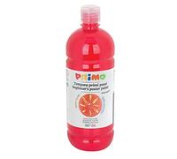 PRIMO - Témperas Lavables para Niños +3 Años y Adultos de 1L, Colores de Alta Calidad para Pintar, Colores para Tela, Vidrio, Papel, Pintura para Manualidades Creativas para Niños y Pasatiempos
