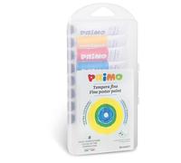 PRIMO - Témperas para Niños +3 Años, 8 Tubos de 12 ml, Colores para Niños Diluibles con Agua, Colores a Témpera Finos, Densos y Cubrientes para Tela, Papel, Vidrio, Manualidades para Niños y Hobbies